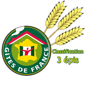 Gîtes de France label 3 épis